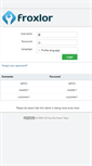 Mobile Screenshot of demo.froxlor.org